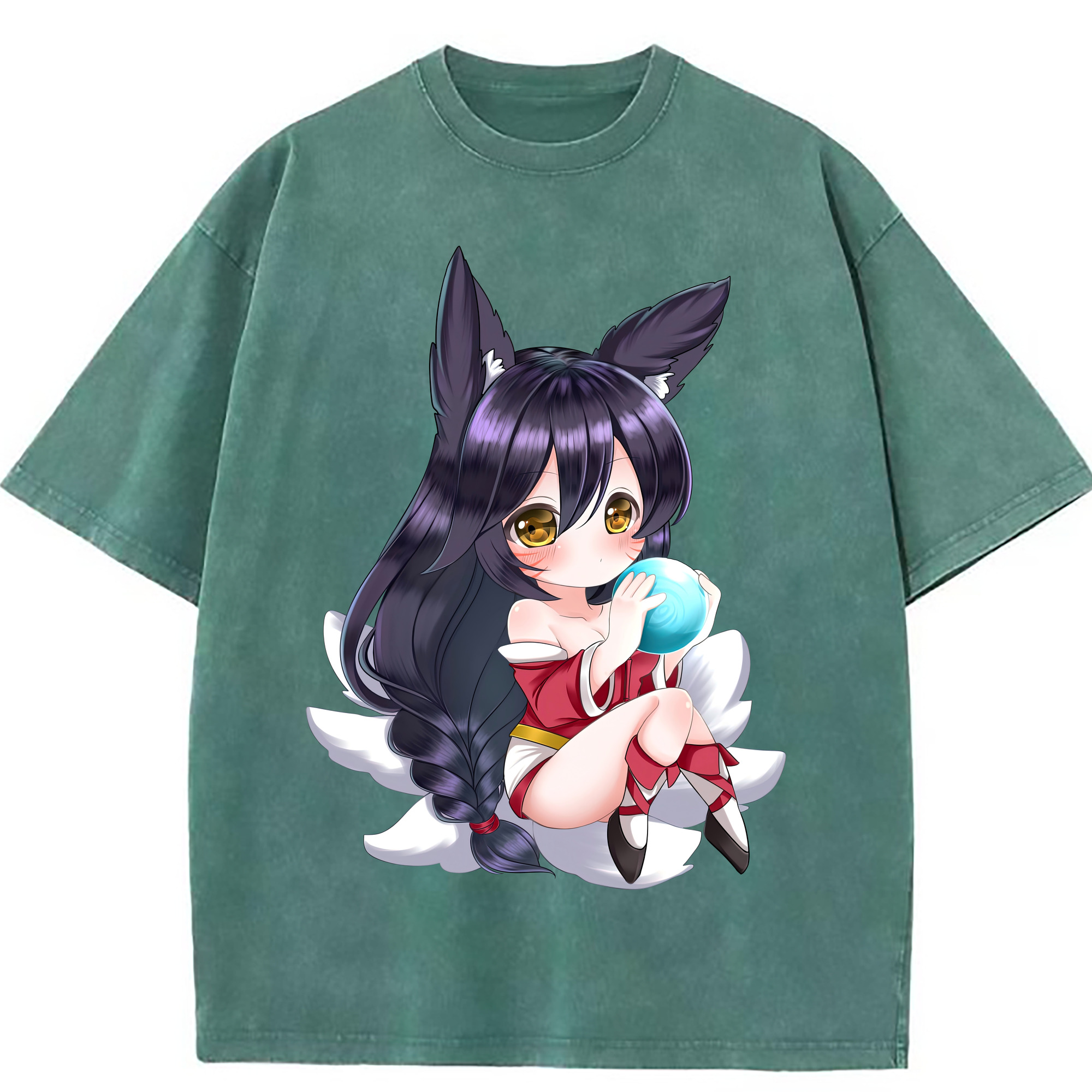 （画像用） リーグ・オブ・レジェンド League of Legends LOL 綿100% ヴィンテージ風 半袖Tシャツ（フロントプリント）